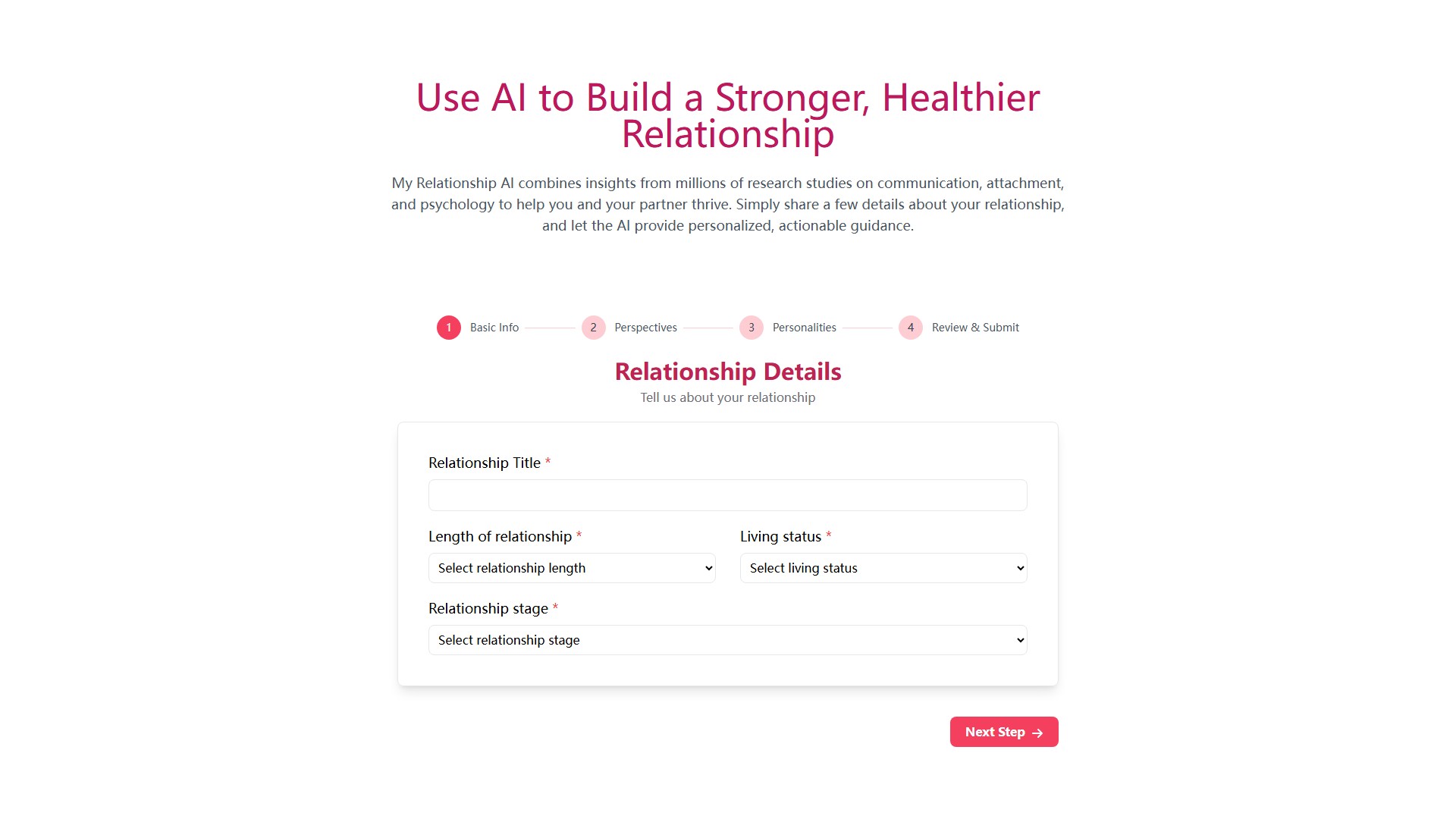 My Relationship AI - AI Tool