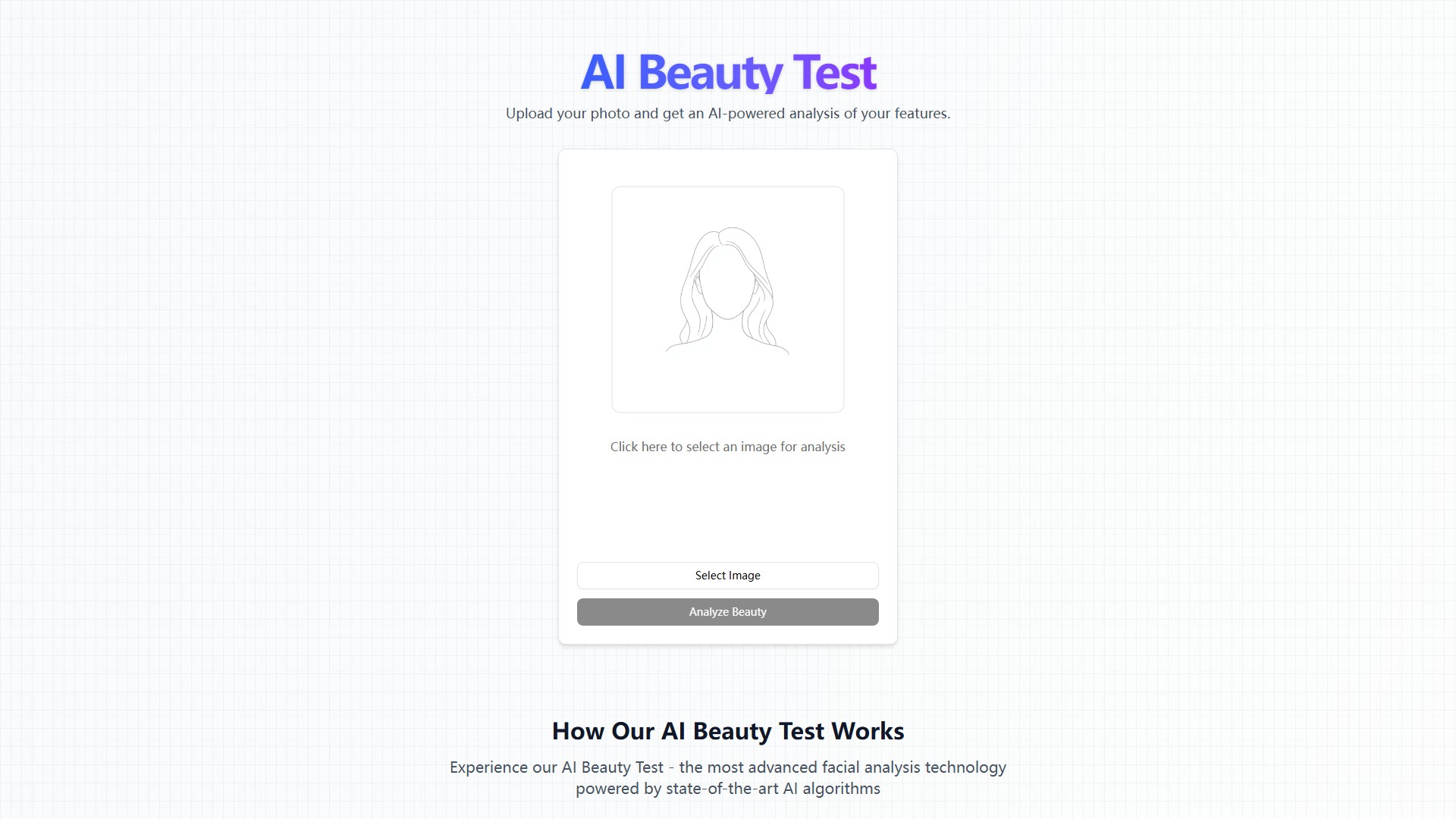 AI Beauty Test - AI Tool