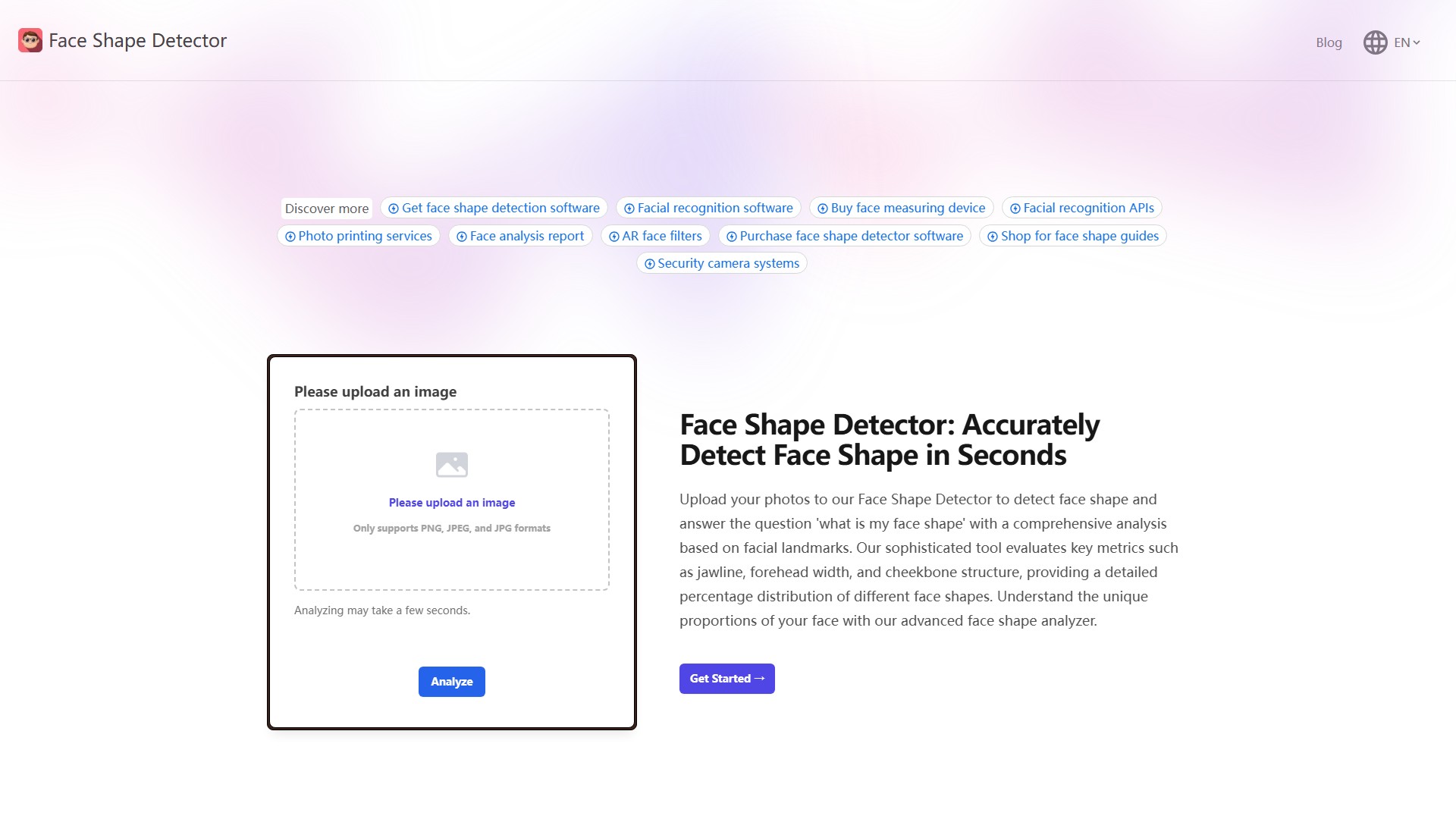 Face Shape Detector - AI Tool