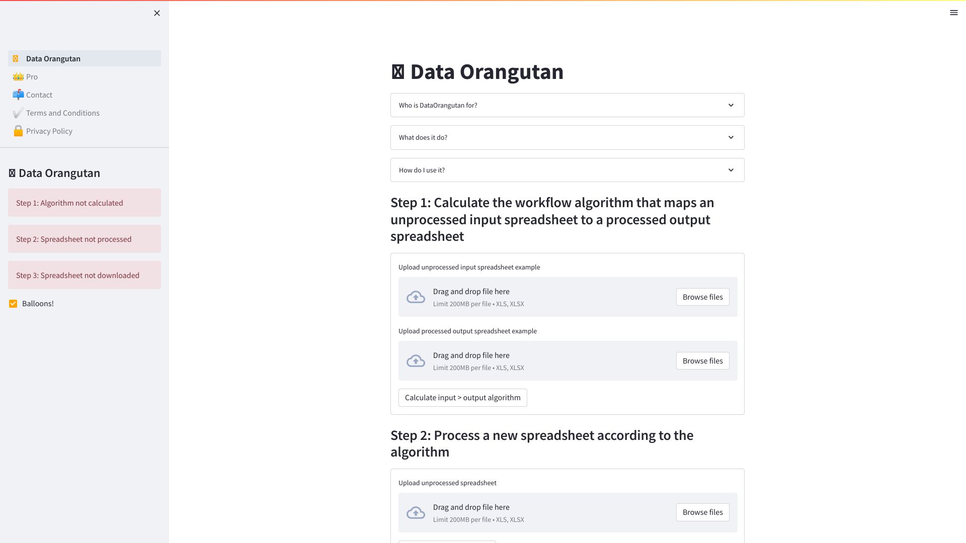 DataOrangutan - AI Tool