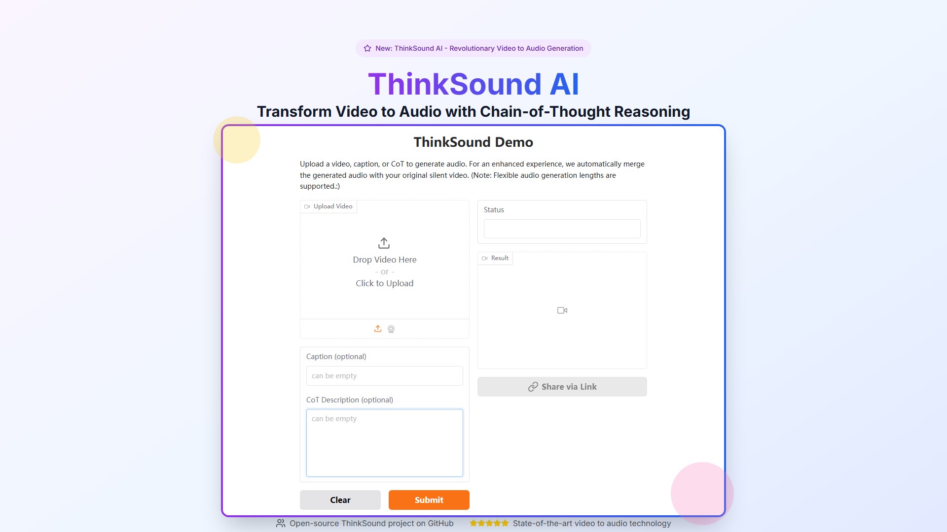 ThinkSound AI - AI Tool