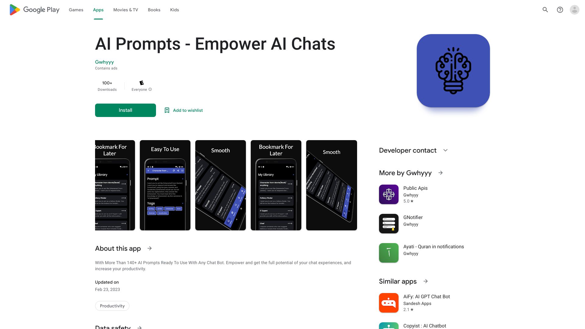 AI Prompts - With More Than 140+ AI Prompts R... - ToolAI.io